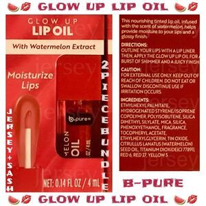 NIB 2X NOURISHING TINTED GLOW UP LIP OIL 🍉 WITH WATERMELON EXTRACT BUNDLE